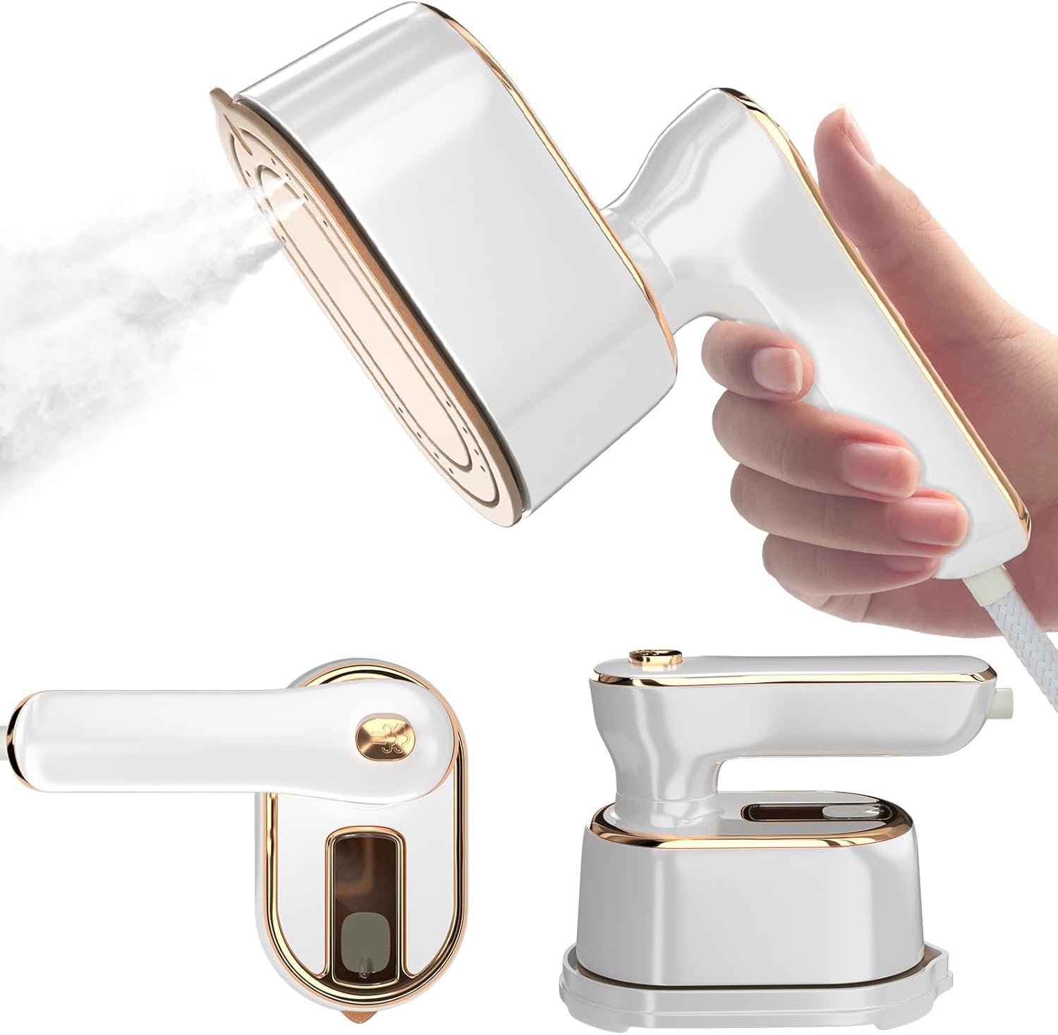 Plancha compacta a vapor portatil
